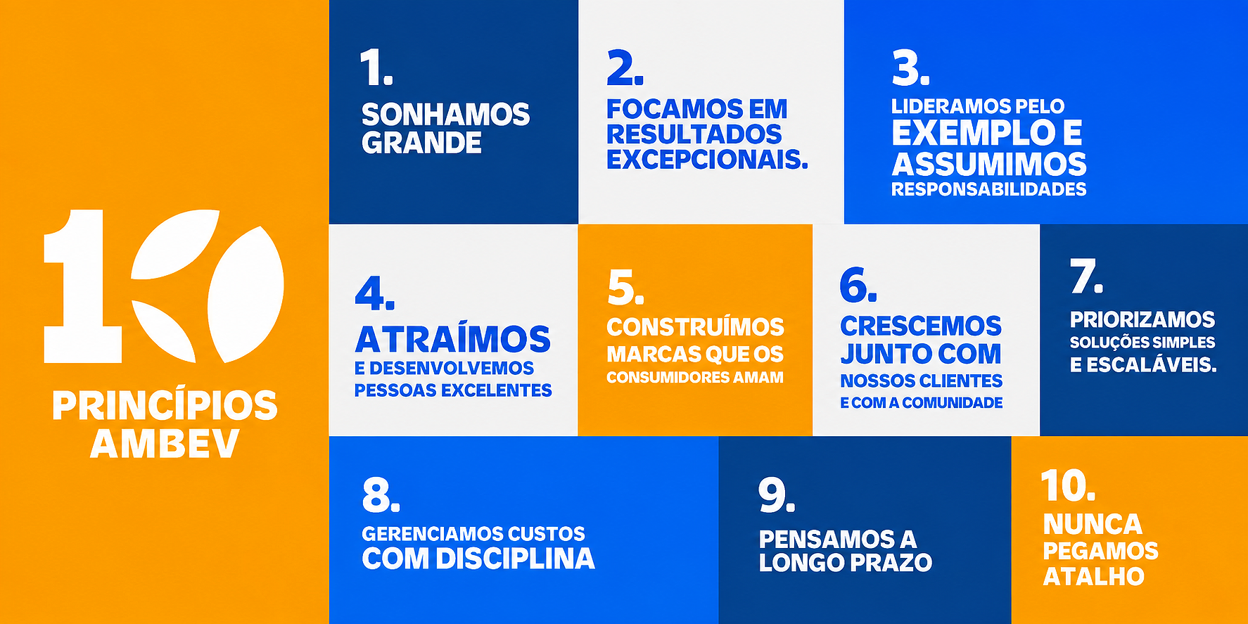 10 Princípios Ambev